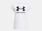 Under Armour Womens Logo T-Shirt In White