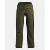 Under Armour Boys Rival Woven Pants In Olive