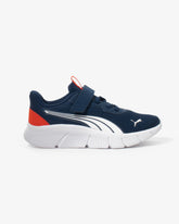 Puma Boys Flexfocus Modern Ac Shoes In Blue & Red