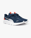 Puma Boys Flexfocus Modern Ac Shoes In Blue & Red