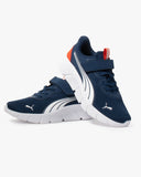 Puma Boys Flexfocus Modern Ac Shoes In Blue & Red
