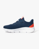Puma Boys Flexfocus Modern Ac Shoes In Blue & Red