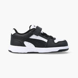 Puma Boys Rebound Slam Lo Ac+ Infants Shoes In Black