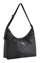 Puma Pop Slouchy Hobo Bag In Black