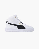 Puma Mens Shuffle Downtown Mid Sneakers In White And Black