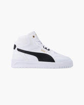 Puma Mens Shuffle Downtown Mid Sneakers In White And Black