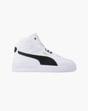 Puma Mens Shuffle Downtown Mid Sneakers In White And Black