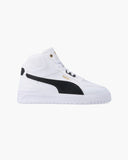 Puma Mens Shuffle Downtown Mid Sneakers In White And Black