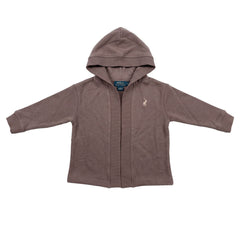 Polo Girls Kim Panel Hoodie In Iron