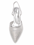 Paradox Ladies Evening Heels In Silver