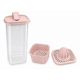 Hobby Life Tower Long Jug with Strainer & Lemon Squeezer