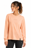 Salomon Womens Willow Long Sleeves T-Shirt In Peach