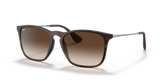 Ray-Ban Chris Unisex Sunglasses In Brown