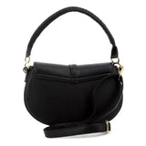 Pierre Cardin Estee Saddle Bag In Black