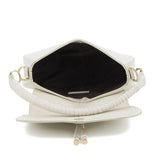 Pierre Cardin Estee Saddle Bag In Cream