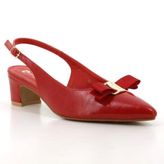 Pierre Cardin Ladies Red Sade Heels