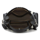 Pierre Cardin Safiya Satchel Bag In Black & White