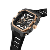 Police Mens Disruptor Watch In Balck Abd Rose Gold