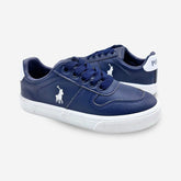 Polo Classic Leather Sneaker In Navy