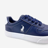 Polo Classic Leather Sneaker In Navy