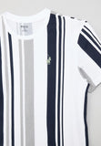 Polo Girls Boys Liam Vertical Striped Short Sleeve T-shirt Multi