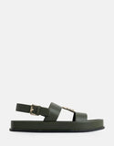 Polo Womens Moulded Trim Sandals In Green