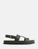 Polo Womens Moulded Trim Sandals In Green