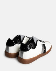 Polo Ladies Side Flash Retro Sneakers In White