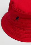 Polo Mens Sydney Twill Bucket Hat In Red