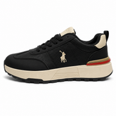 Polo Mens T-Toe Runner Sneakers In Black Multi