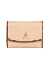 Polo Sahara Smalls Compact Trifold Purse In Tan