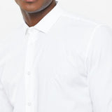 Polo Mens Christian Slim Fit Long Sleeves Shirt In White