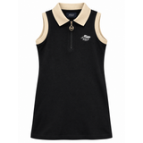 Polo Girls Jessie Sleeveless Golfer Dress In Black