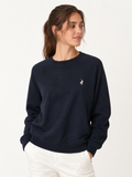 Polo Womens Sophia Long Sleeves Sweatshirt In Navy