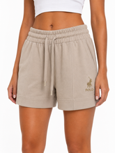 Polo Womens Zoe Soft Track Short In Mushroom