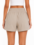 Polo Womens Zoe Soft Track Short In Mushroom