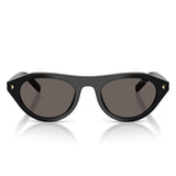 Prada Pr Womens Sunglasses In Black & Light Gold