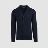 Pringle Mens Button Down Cardigan In Navy