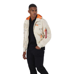 Alpha 133131 Mens Strike Jacket Off White