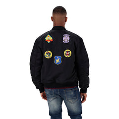 Alpha 138104 Mens Ma -1 Patch Jacket Black Yello