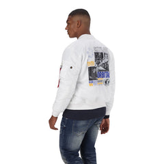 Alpha 138138 Mens Ma-1 Nasa Skylab Jacket White
