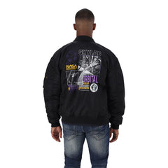 Alpha 138138 Mens Ma-1 Nasa Skylab Jacket Black