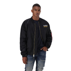 Alpha 138138 Mens Ma-1 Nasa Skylab Jacket Black