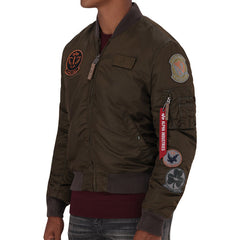 Alpha 143121 Ma-1 Pilot Mens Jacket Brown