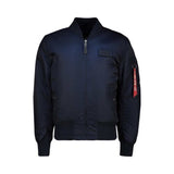 Alpha Industries Mens Ma-1 Dtec Mens Jacket In Blue And Grey