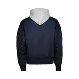 Alpha Industries Mens Ma-1 Dtec Mens Jacket In Blue And Grey