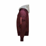 Alpha Industries Mens Ma-1 Dtec Mens Jacket In Dark Cherry And Grey