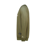 Alpha Industries Mens Logo Crew Neck Sweatshirt In Sage