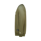 Alpha Industries Mens Logo Crew Neck Sweatshirt In Sage