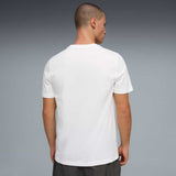 Puma Mens Graphic No 1 Logo T-Shirt In White